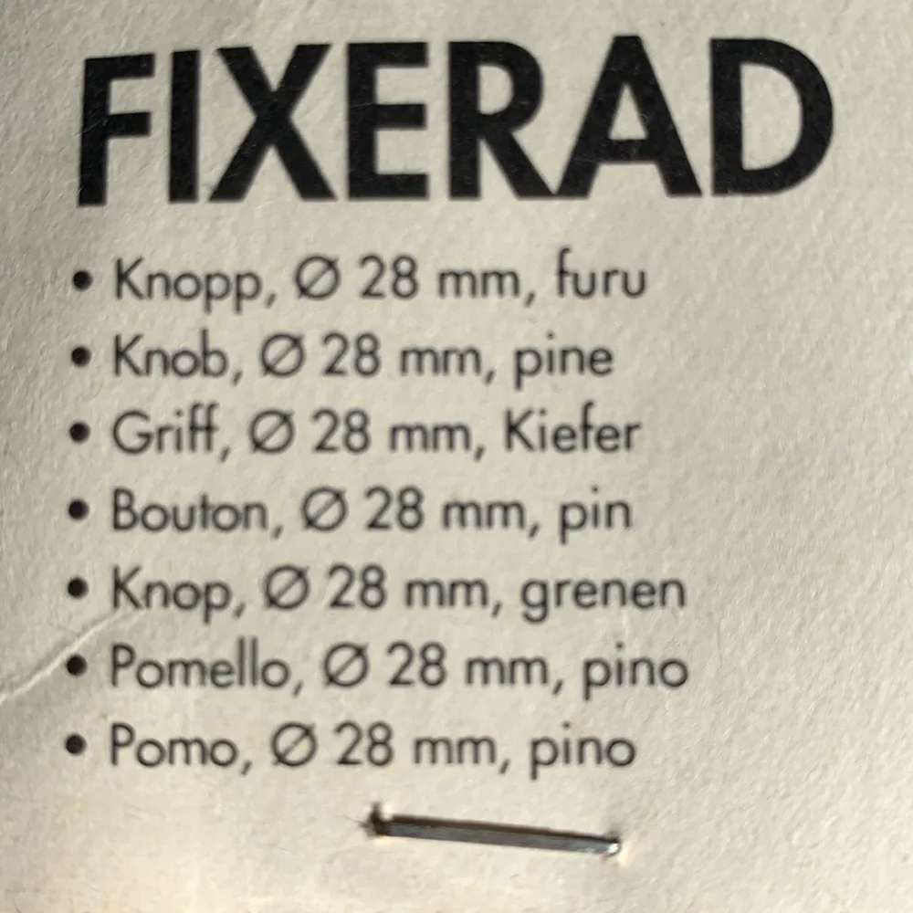 IKEA WOODEN KNOBS